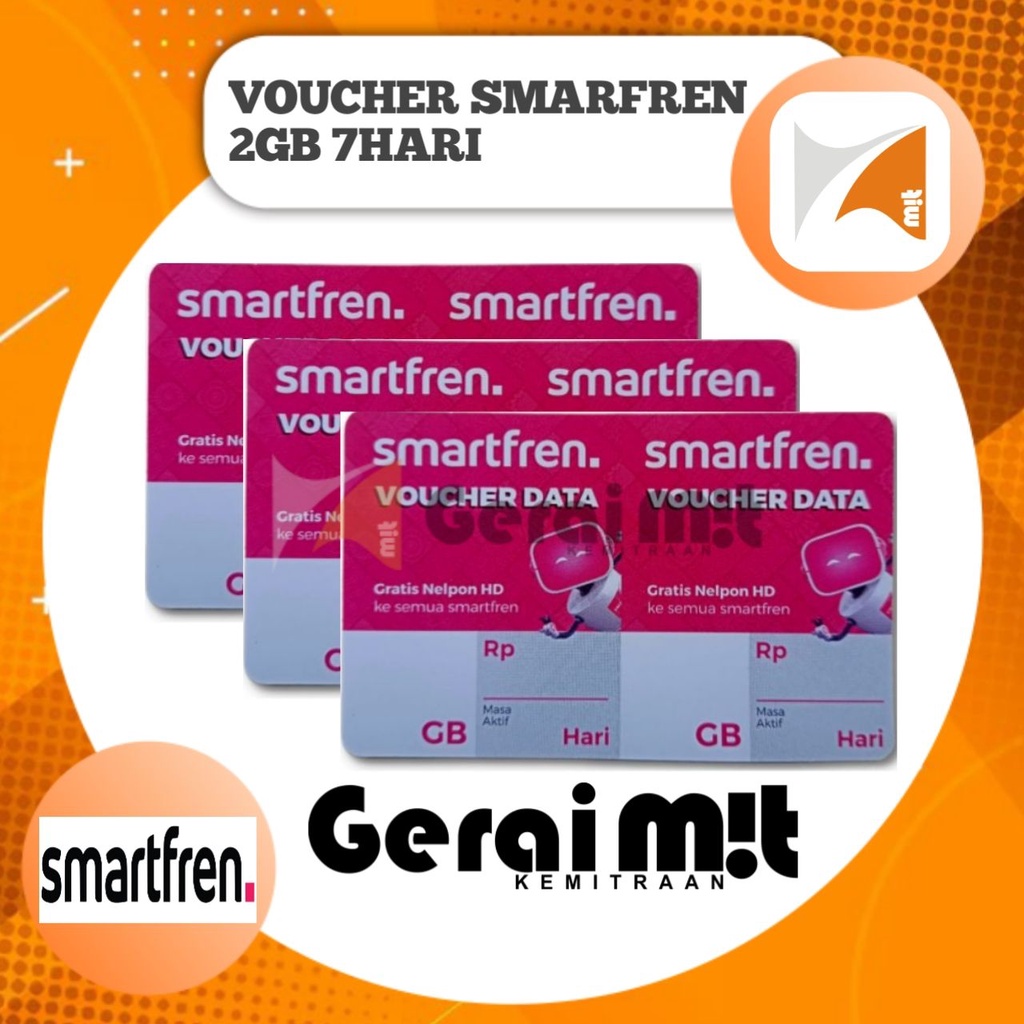 Voucher Kuota Smartfren 2GB 7 Hari