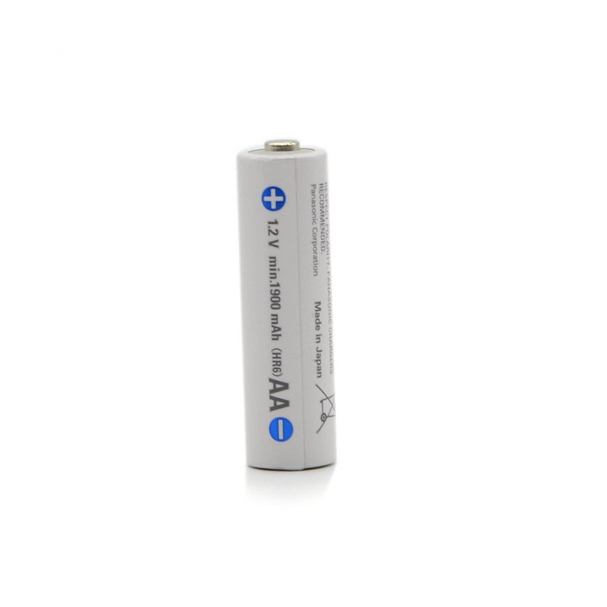 Panasonic eneloop 1.2v AA Baterai Isi Ulang x4 (Putih) 1900mah