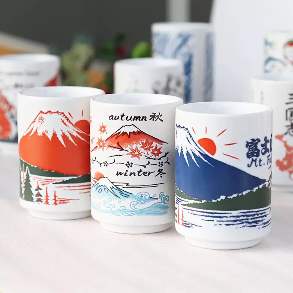 japanese sushi ceramic coffee tea cup 300ml / cangkir gelas kopi teh / sloki sake classic khas jepang / mug keramik latte art cafe resto coffee shop / souvenir gift drinkware