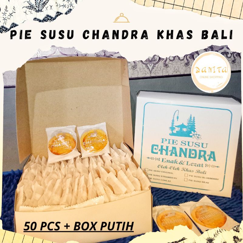 [BALI] - Pie Susu Chandra Original Free Box