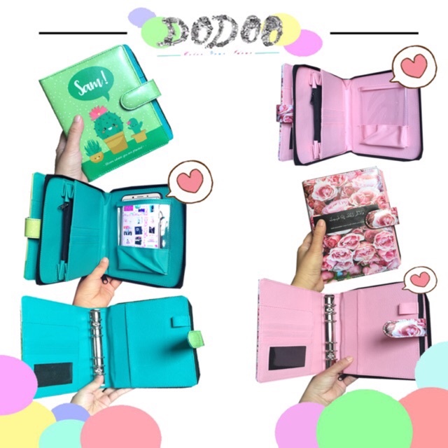 

BINDER HPO A6/6RING CUSTOM - FREE TAMBAH NAMA DAN PILIH WARNA BAGIAN DALAM