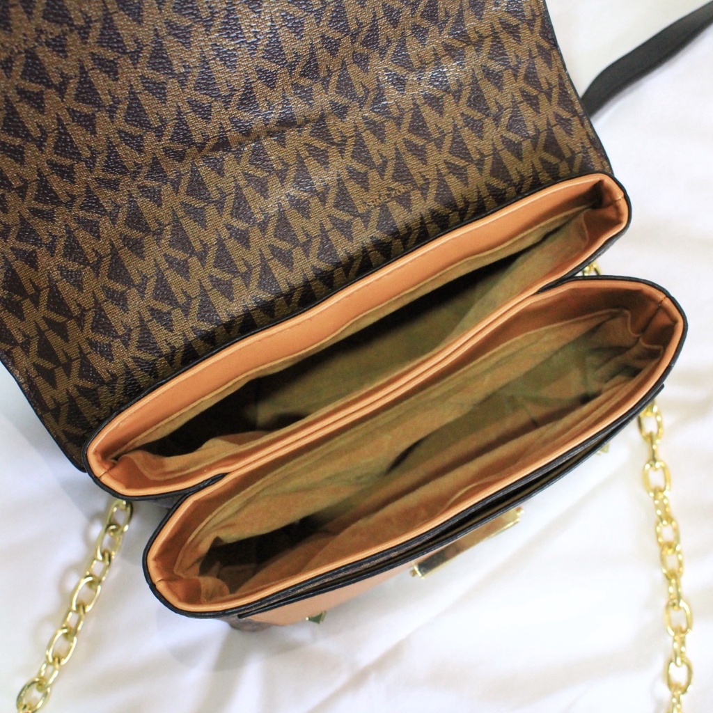 M*chael Kors Studed Logo Bag 2056 (FreeBubbleWrap)