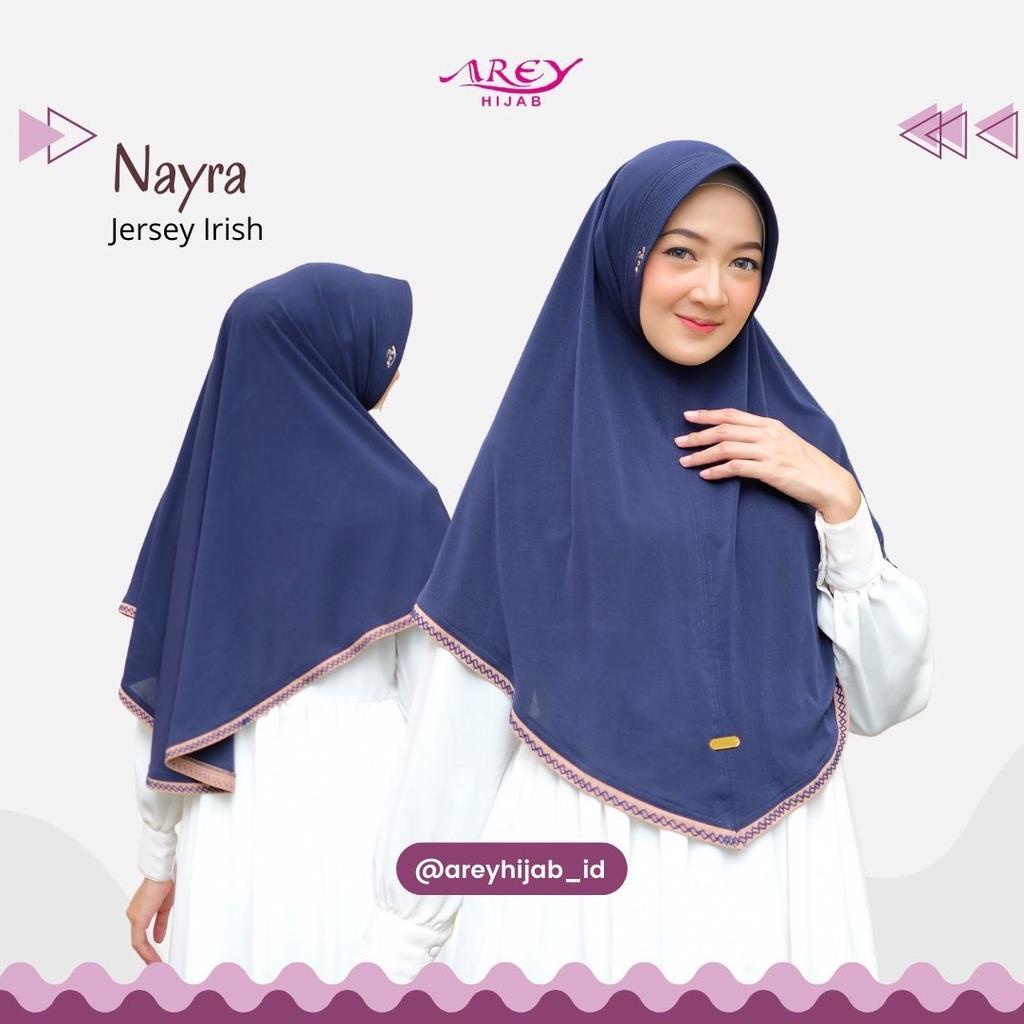 (Original Arey) Hijab Instan Nayra by Arey Hijab - Jersey Irish