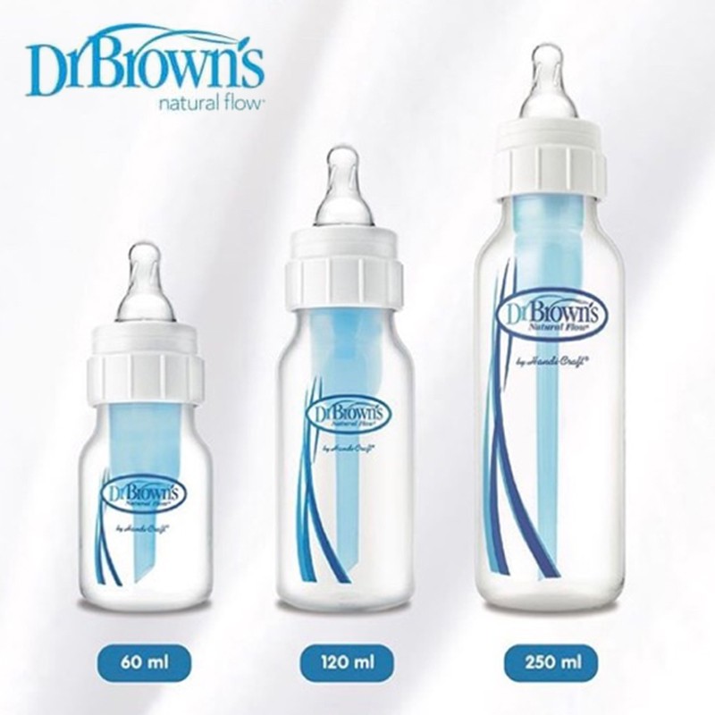 Botol Susu Dr Browns Natural Flow Standard Neck Bottle Dr Brown's Botol Susu Bayi Baru Lahir