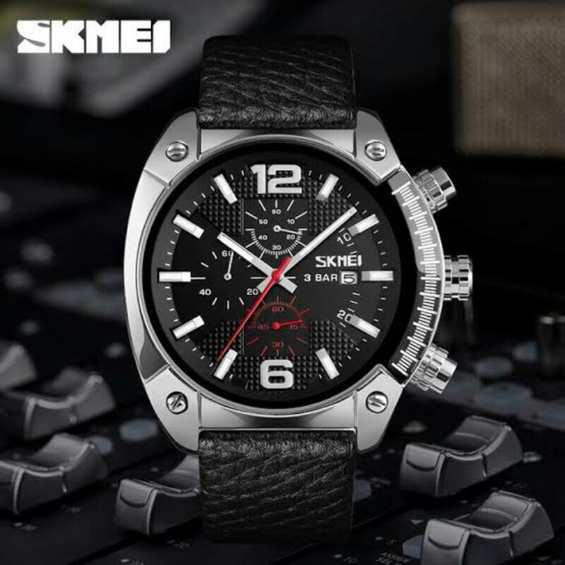 JAM TANGAN SKMEI 9190 CHRONO STOPWATCH ORIGINAL WR