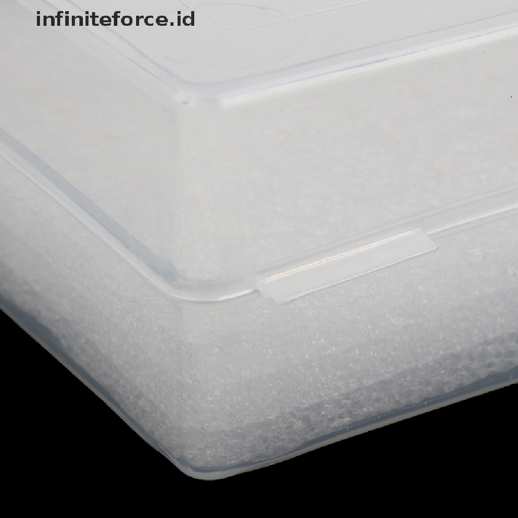 Infiniteforce.id Stand Kotak Penyimpanan Mata Bor Kuku 100 Lubang Untuk Manicure / Pedicure