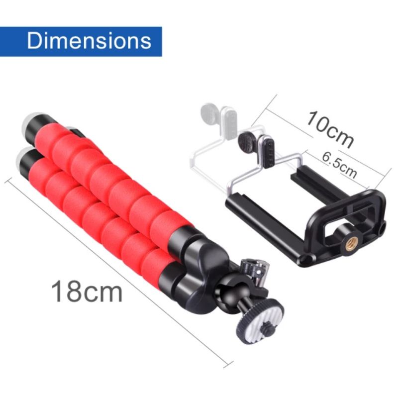 TRIPOD MINI WARNA WARNI LUCU IMUT / TRIPOD MINI SPIDER FREE HOLDER U ORI