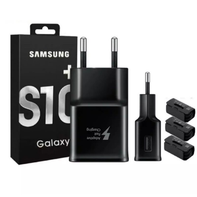 Charger/Tc Samsung Original 100% Tipe-C Fast Charging / Charger Samsung S10 S9 S8 A70 A50 A30 M30 M20 (black)