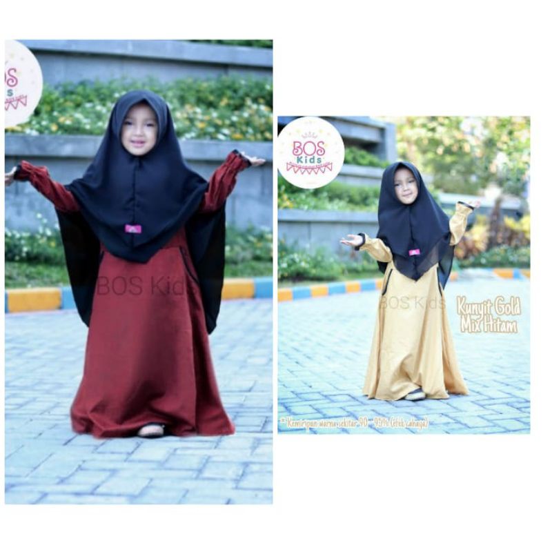 COD GAMIS ANAK 7 - 12 TAHUN / GAMIS ANAK SYAR'I/ NAYLA BOS KIDS