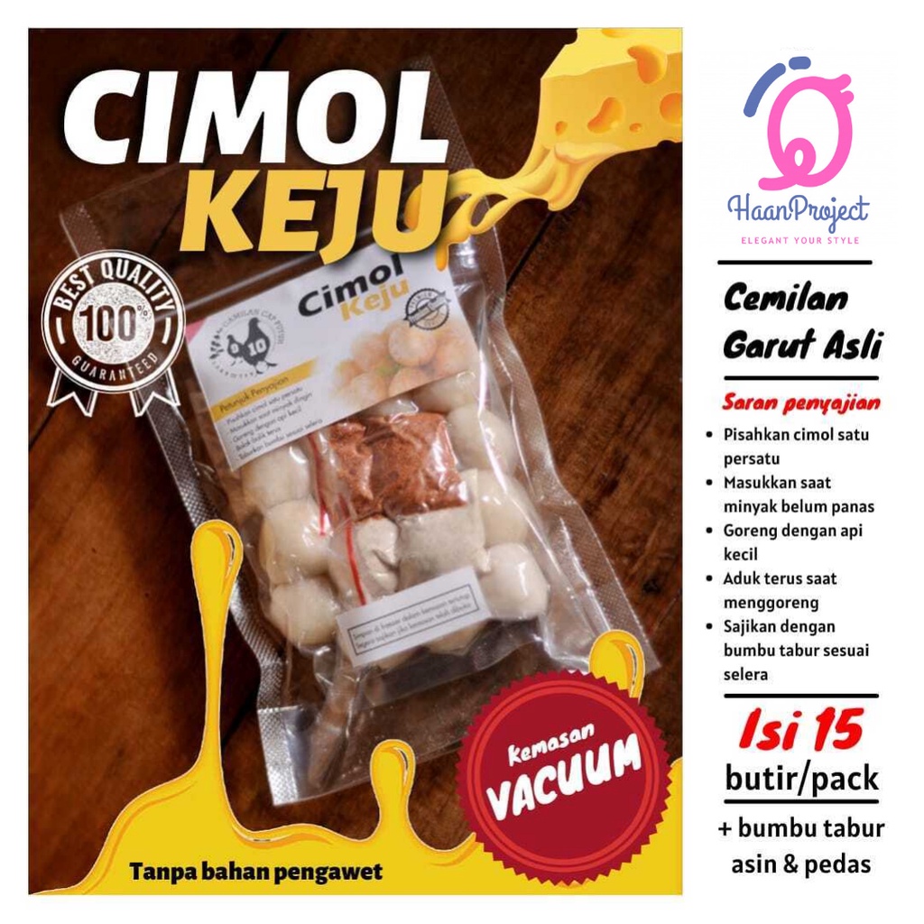 

TERMURAH! Cimol Keju Leleh Asli Garut