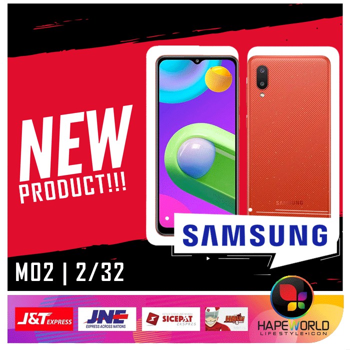HP SAMSUNG M02 2/32 - GARANSI RESMI SAMSUNG - 100% ORIGINAL