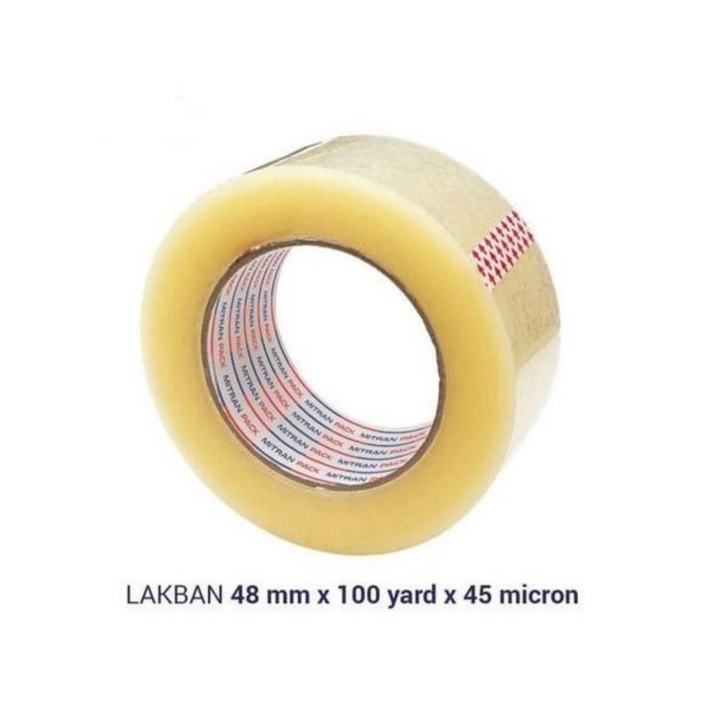 Lakban Bening OPP 48mm x 100yard