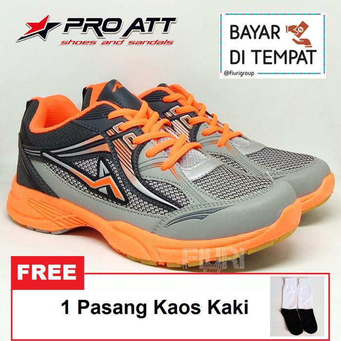 Pro Att Mc 50 39-43 Orange Sepatu Olahraga Sport Running Pria