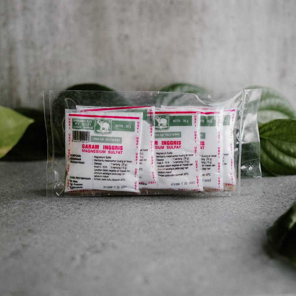 

Gajah - Garam Inggris 30Gr (5Packs)