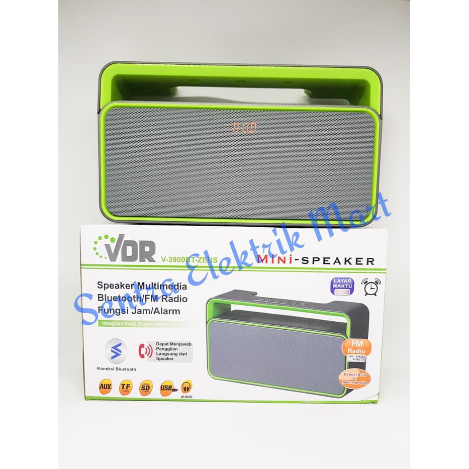 Speaker Mini Bluetooth VDR V-3900-BT Zeus