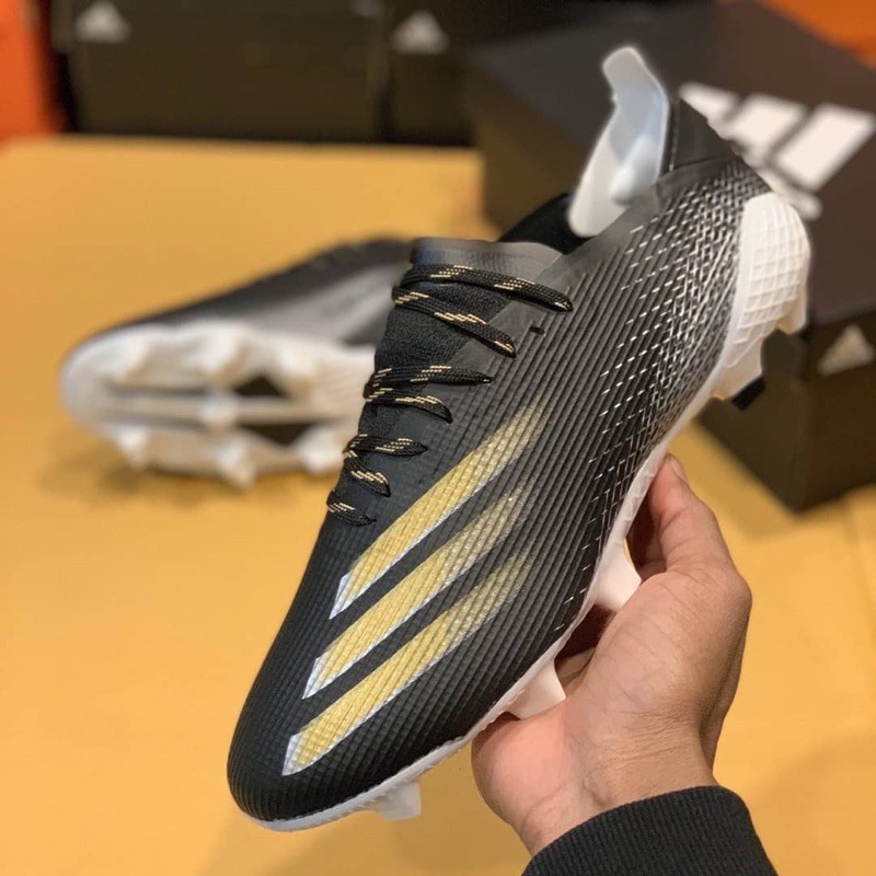 adidas x ghosted black and gold