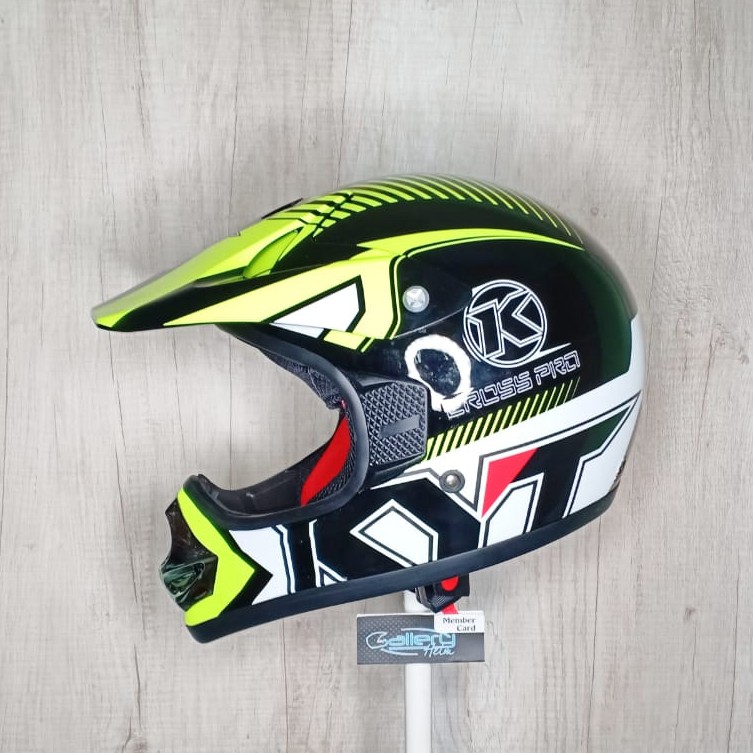 KYT Cross Pro #9 Black Yellow Fluo