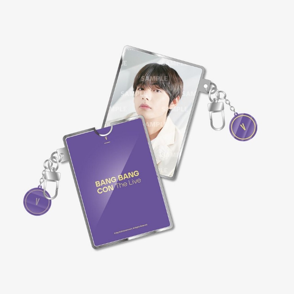 [READY]BTS BANGBANGCON/BBC MERCH- PHOTOCARD HOLDER KEYRING RM/JIN/SUGA/JHOPE/JIMIN/TAEHYUNG/JUNGKOOK