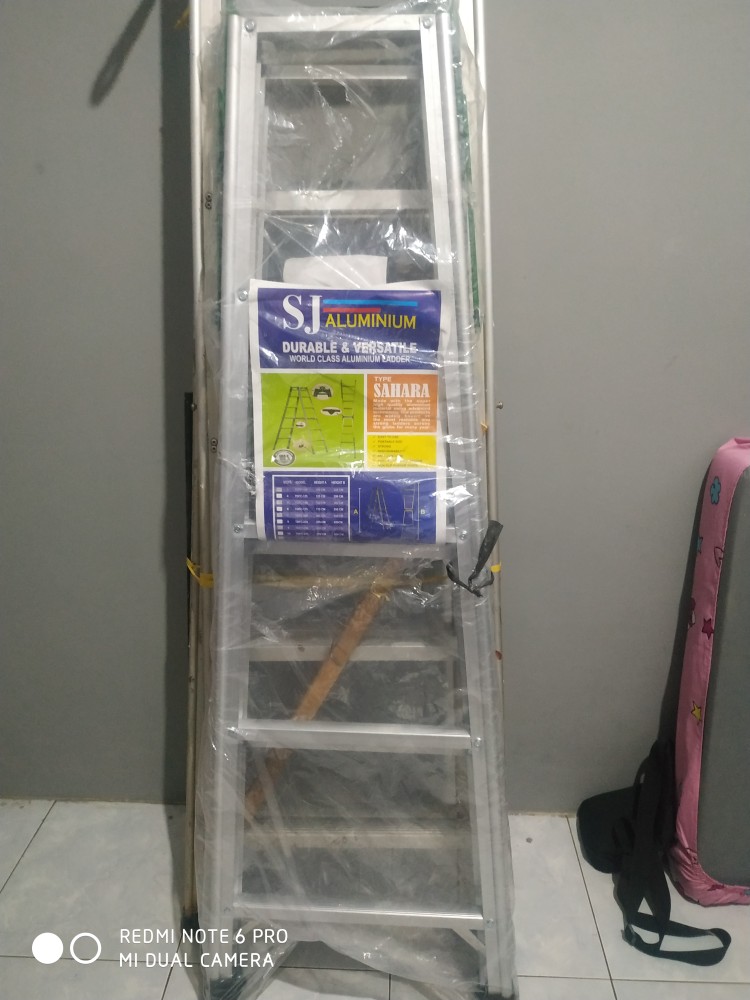 Tangga Lipat Aluminium Ladder Sahara - Ukuran 1,5 Meter / 1,5 M / 150 Cm