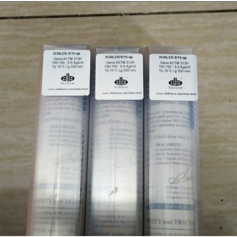 hydrometer bensin skala 0.700+0.750/ solar skala 0.800-0.850