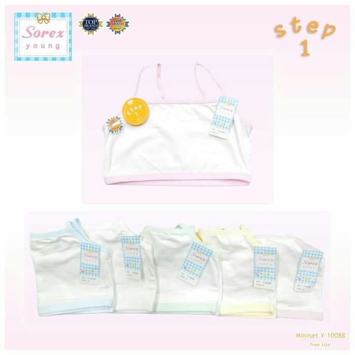 Sorex Bra Remaja Miniset - Sorex BH Remaja Step 1 - Miniset Anak