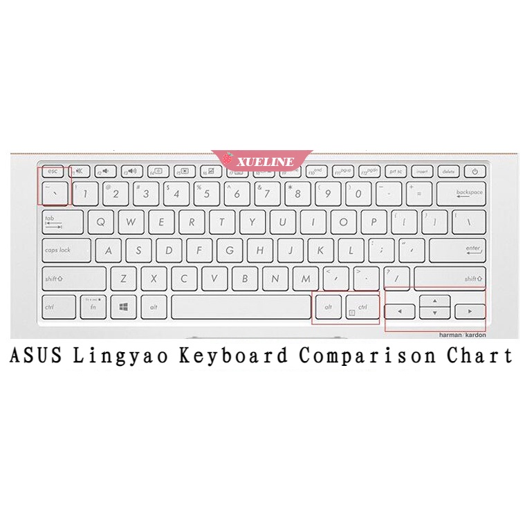 Cover Pelindung keyboard Bahan Silikon Untuk Lingyao U2 U4300 U4300FN ZenBook U2 U4300 (ZXL)