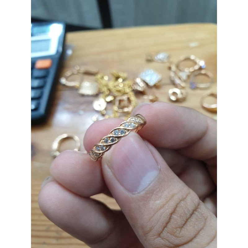 cincin emas 700 kepang matamata