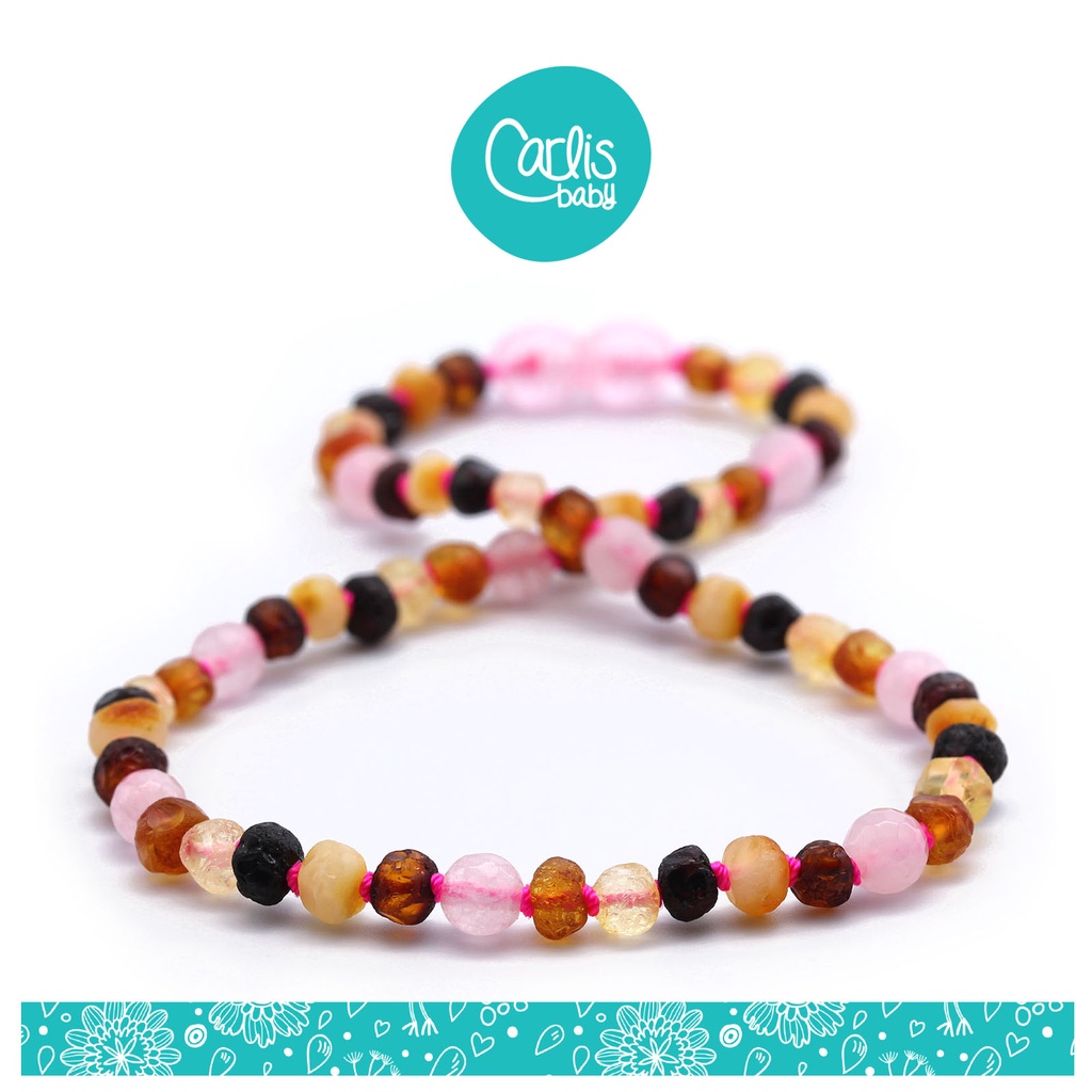 AG60-A Kalung dan Gelang Amber Tumbuh Gigi Bayi By Carlis Baby