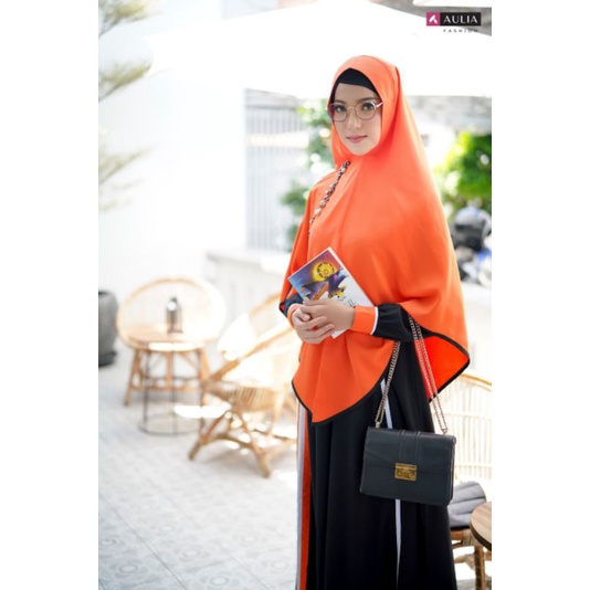 SET GAMIS AULIA QEIZAA PKS BLACK