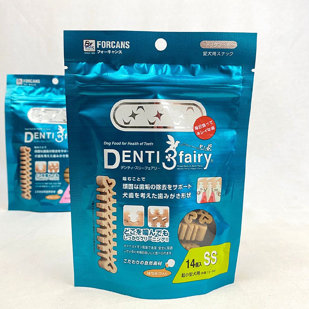 

FORCANS Snack Anjing Dental DENTI3FAIRY SS 14pcs