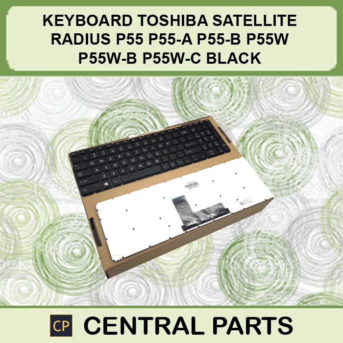 Keyboard Toshiba Satellite Radius P55 P55-A P55-B P55W P55W-B P55W-C