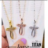 Titanium Kalung Salib Terbaru Ed690