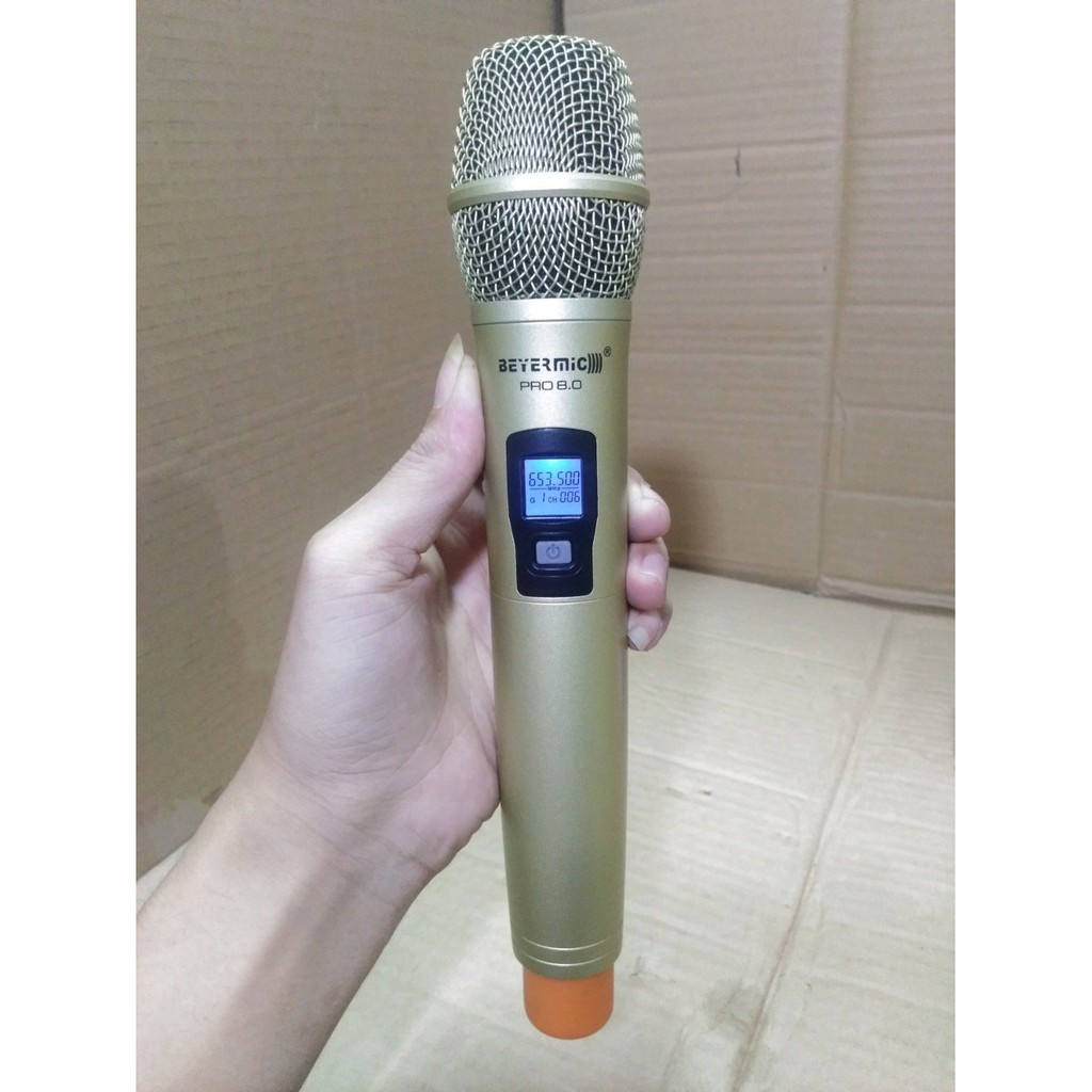 MIC WIRELESS BEYERMIC PRO 8.0 PRO MICROPHONE HANDHELD PEGANG PRO 80