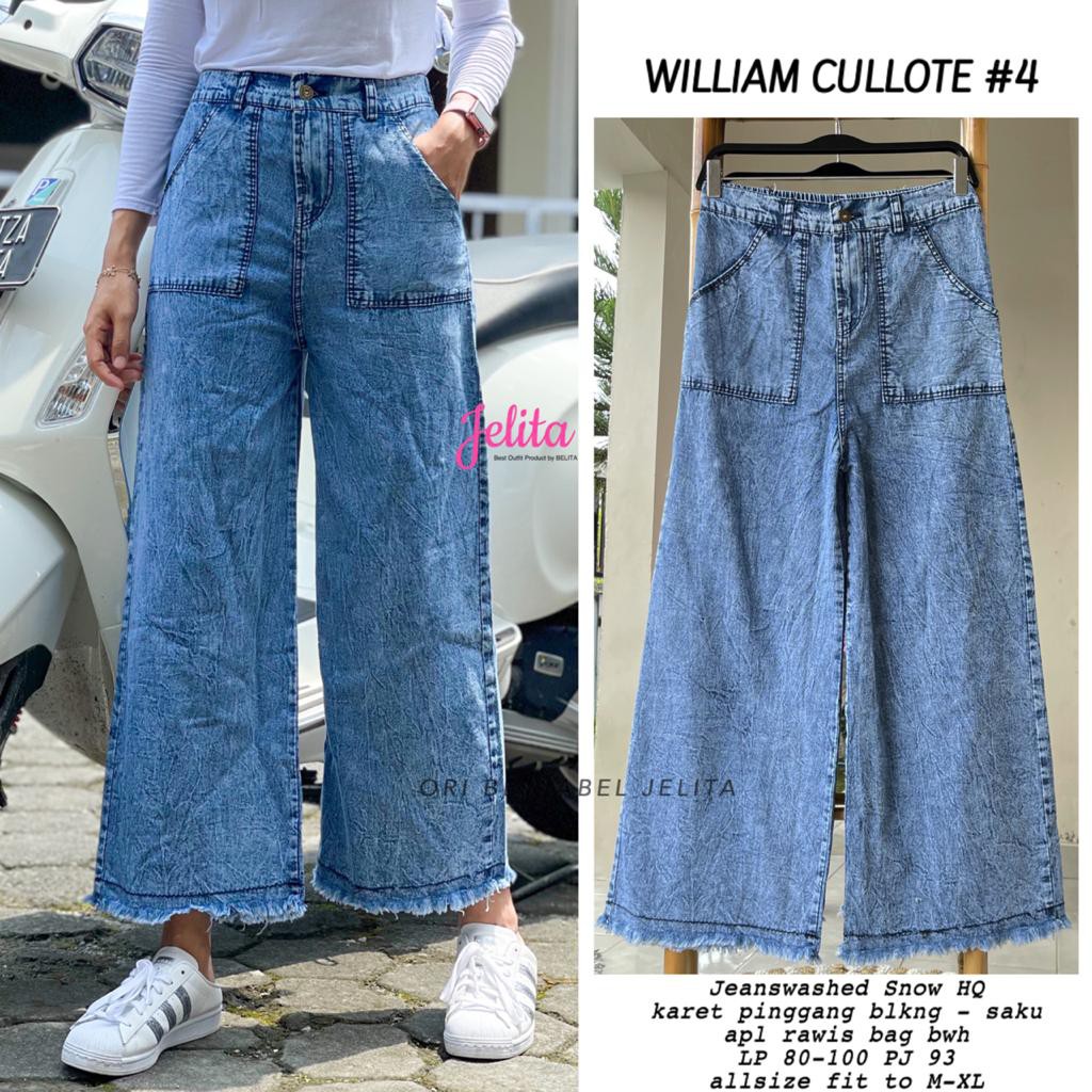 william cullote #4 celana kulot jeans by jelita