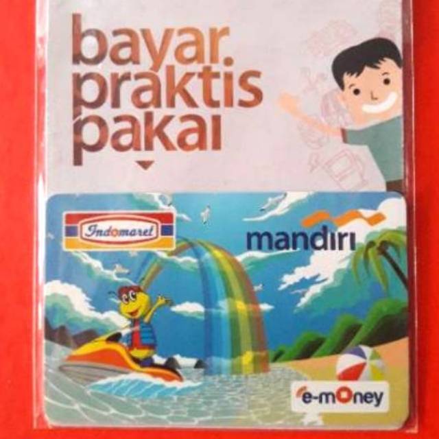 INDOMARET CARD eMONEY design edisi Lama ORI /Like eTOLL Tapcash Flazz or Brizzi