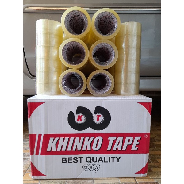 lakban bening KHINKO TAPE  ,lakban bekualitas harga ternurah ,terlaris ukuran 45x90   bc