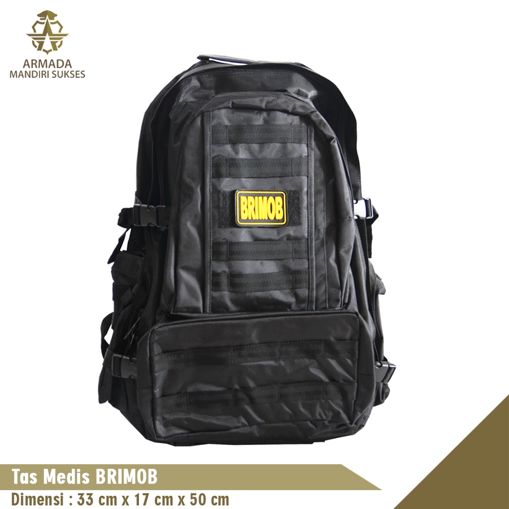 Tas Ransel Medis Brimob - Tas Medis Logo Brimob