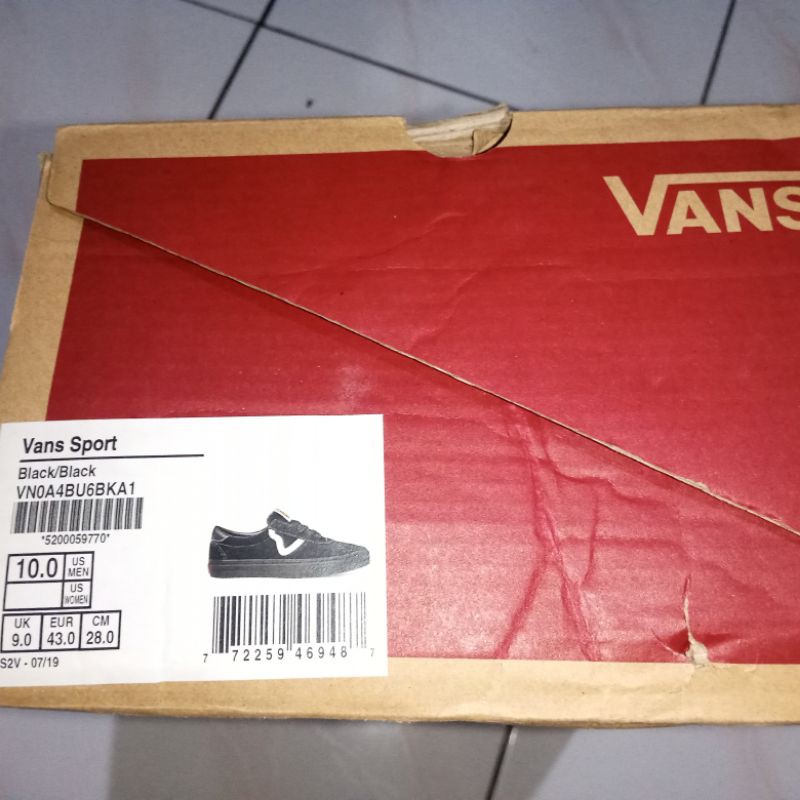 vans | vans ua suede sport black white | size 10 (43) 1000% originql