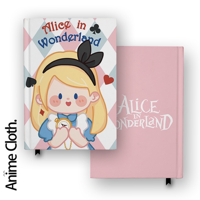 Jual Buku Catatan Alice In Wonderland 16 Hardcover Diary Notebook ...