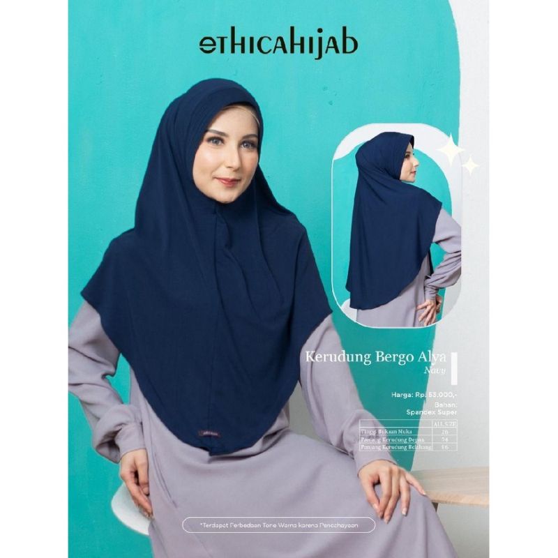 Kerudung Bergo Alya by Ethica Hijab
