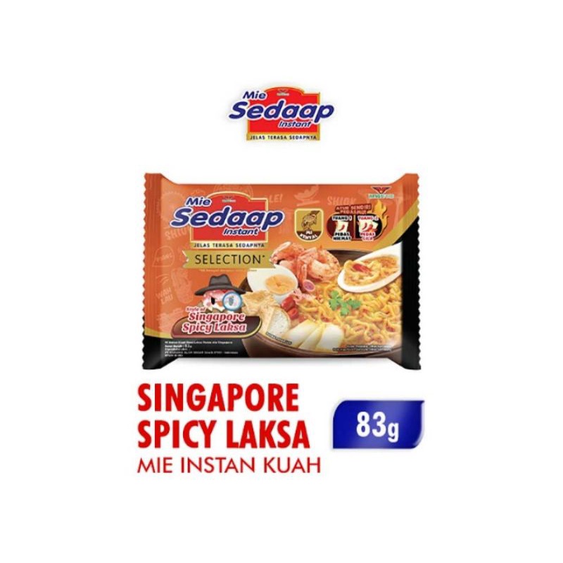 

mie sedap Singapore spicy laksa