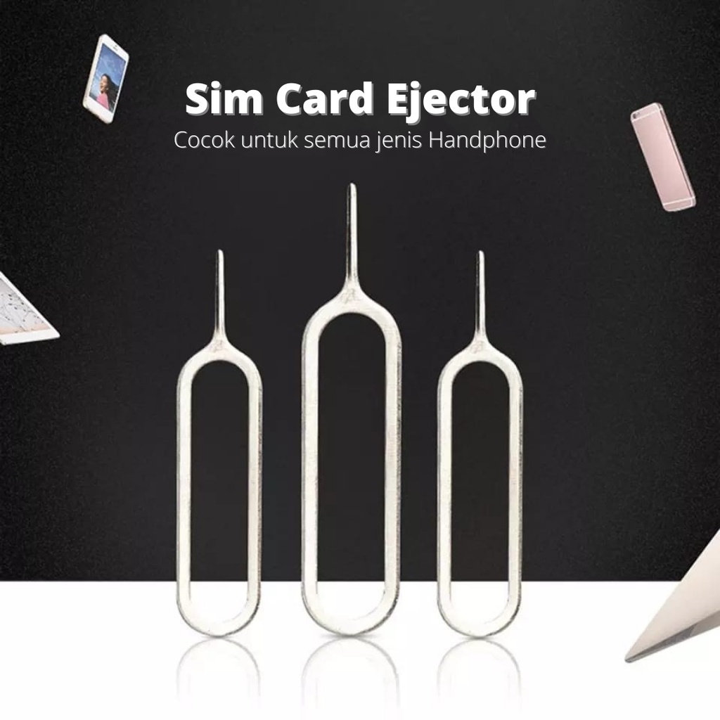 SIM CARD EJECTOR // Jarum Tusukan Hp Pembuka Sim Memory Card // COD