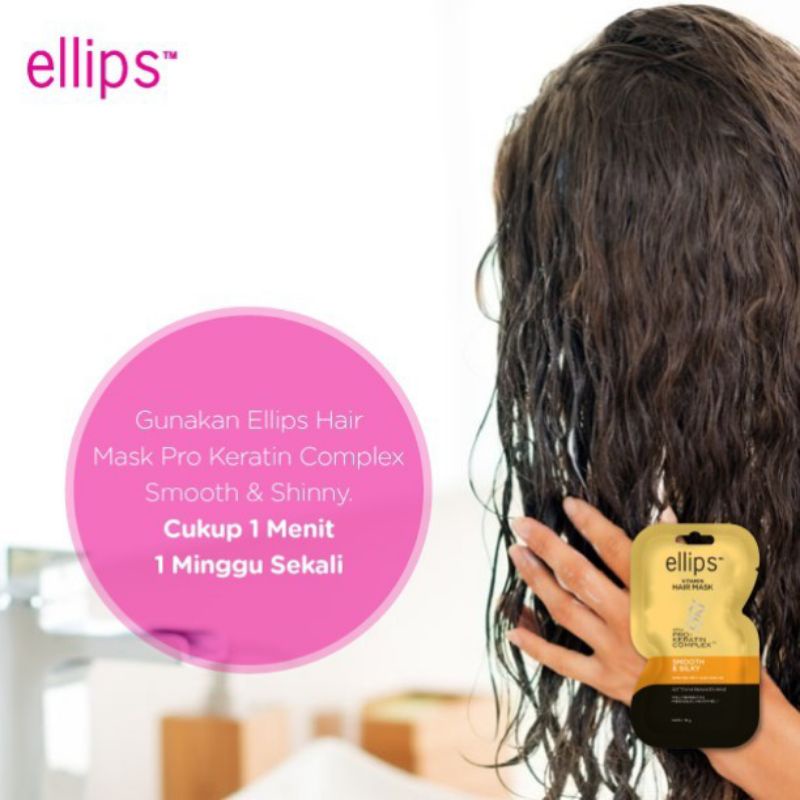 Ellips hair mask pro keratin masker rambut