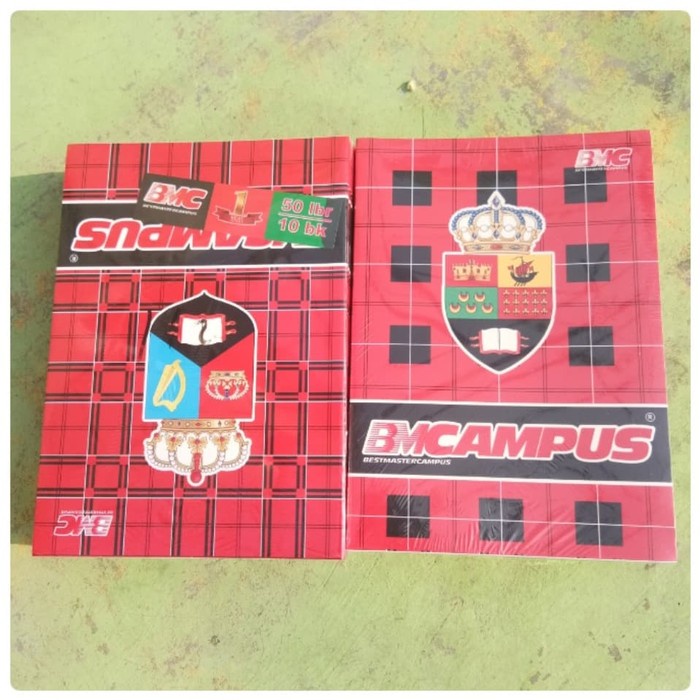 

Produk Unggulan Buku Tulis Bmc 50 Campus 1 Pack /Buku Tulis Bmc Campus Isi 50 Murah