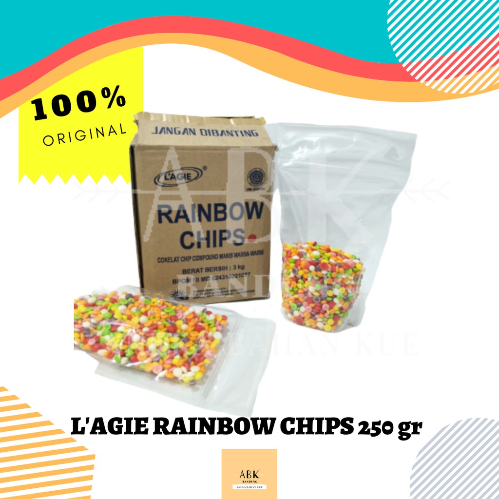 

RAINBOW CHIPS L'AGIE 250 GR / CHIP WARNA