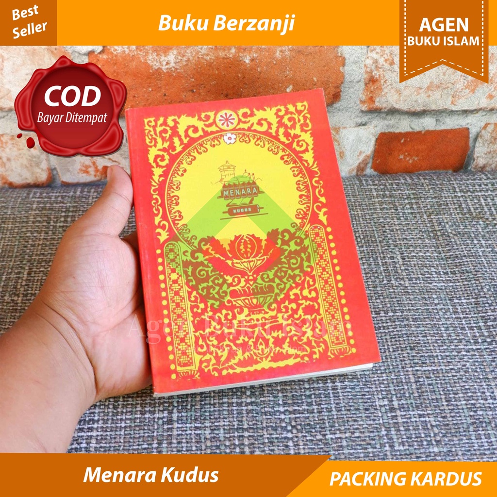 COD/Bayar Ditempat Buku Islam Berjanji Ukuran Besar Kertas Buram Kitab Berzanji Menara Kudus