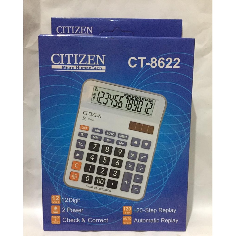 KALKULATOR / CALCULATOR / ALAT HITUNG CITIZEN CT 8622