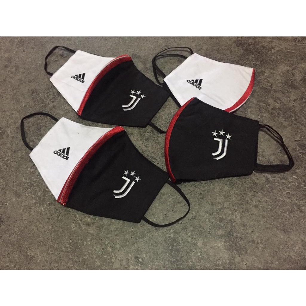 Masker JUVE (bordir &amp; 3 ply)