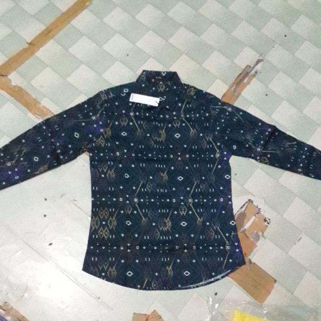 Ameliashop16 Kemeja Batik Pendek Torpedo Modern