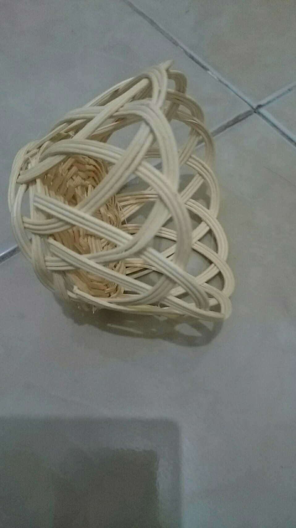 (krj03) Keranjang Permen Rotan D 7 Cm